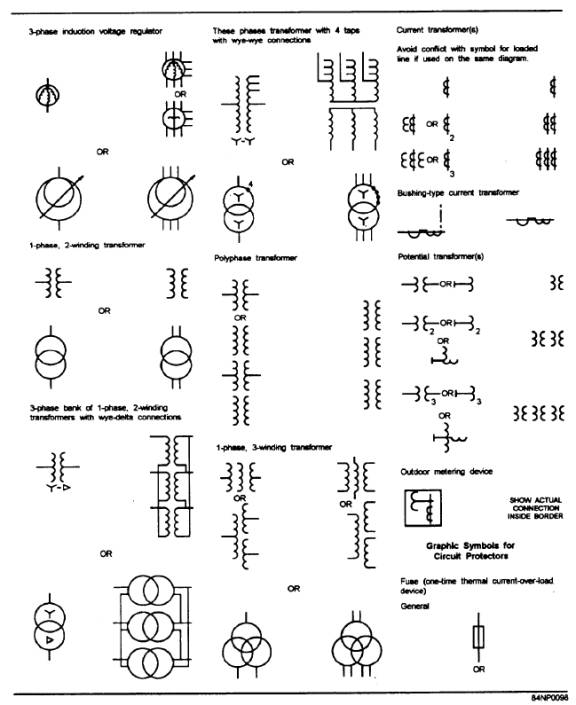 electrical engineering symbols for drawings